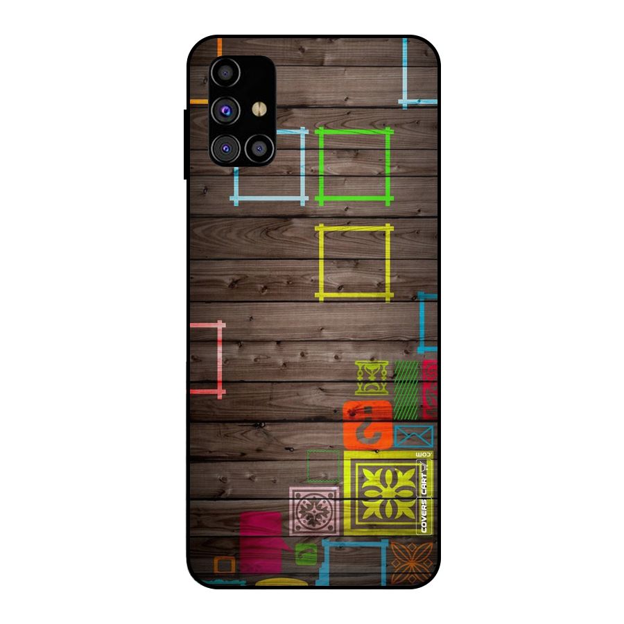 Multicolor Frame Design Metal Back Case for Galaxy M31s