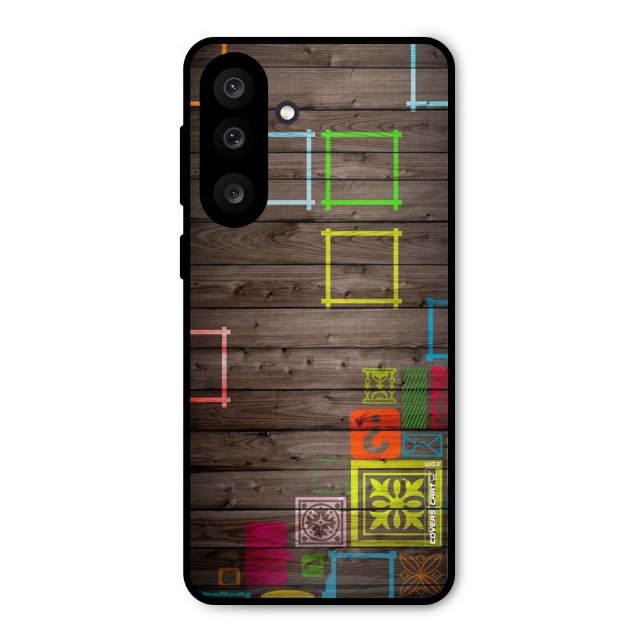 Multicolor Frame Design Metal Back Case for Galaxy M56