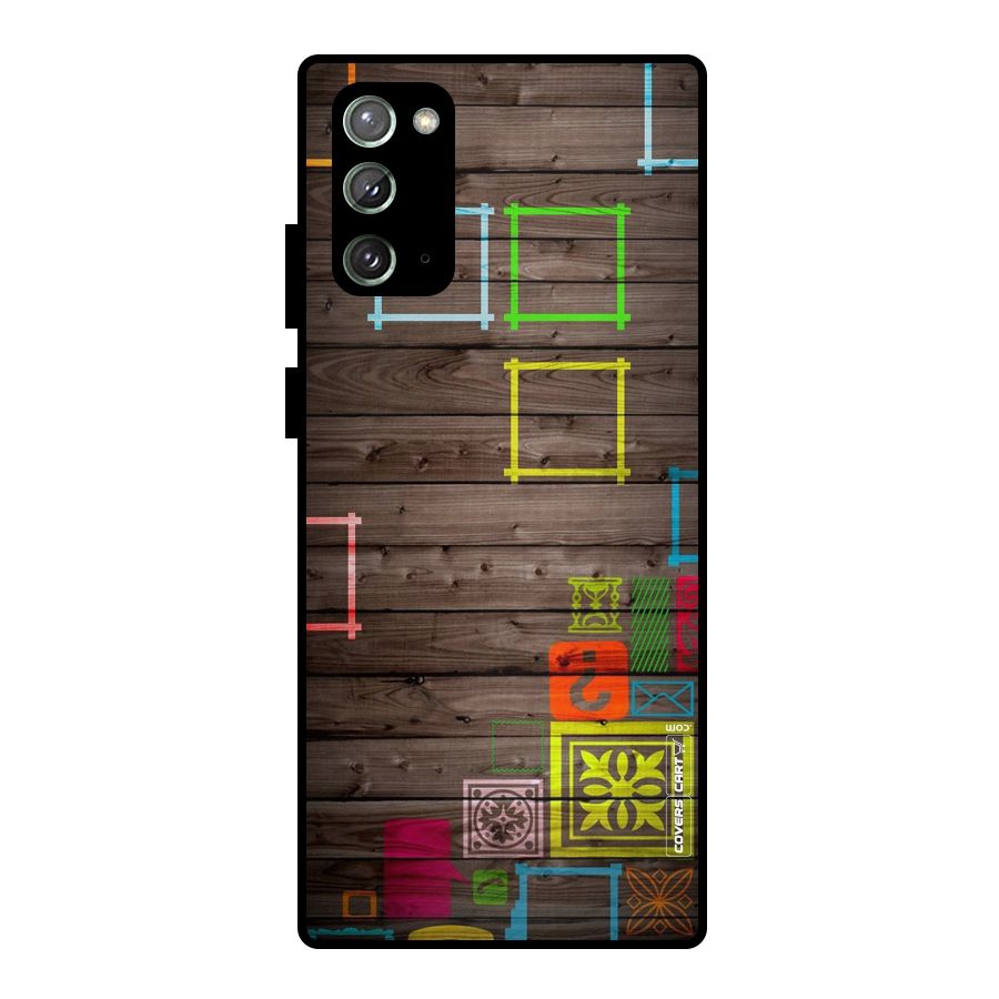 Multicolor Frame Design Metal Back Case for Galaxy Note 20