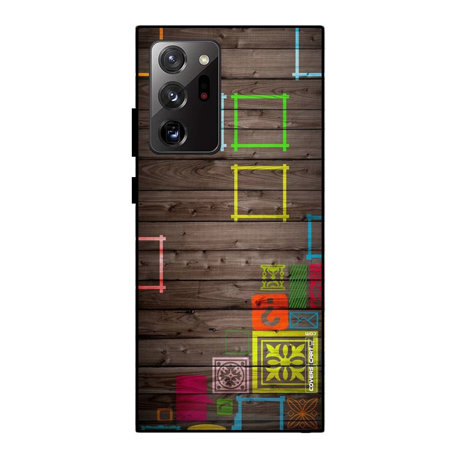 Multicolor Frame Design Metal Back Case for Galaxy Note 20 Ultra