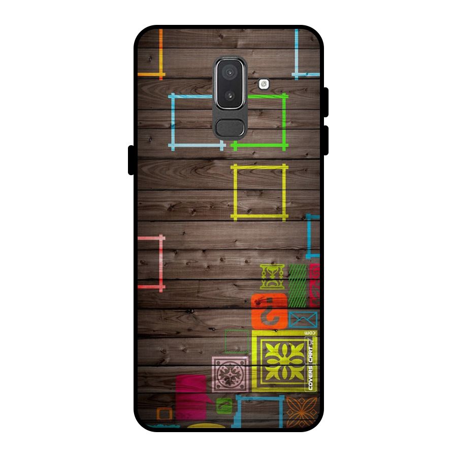 Multicolor Frame Design Metal Back Case for Galaxy On8 (2018)