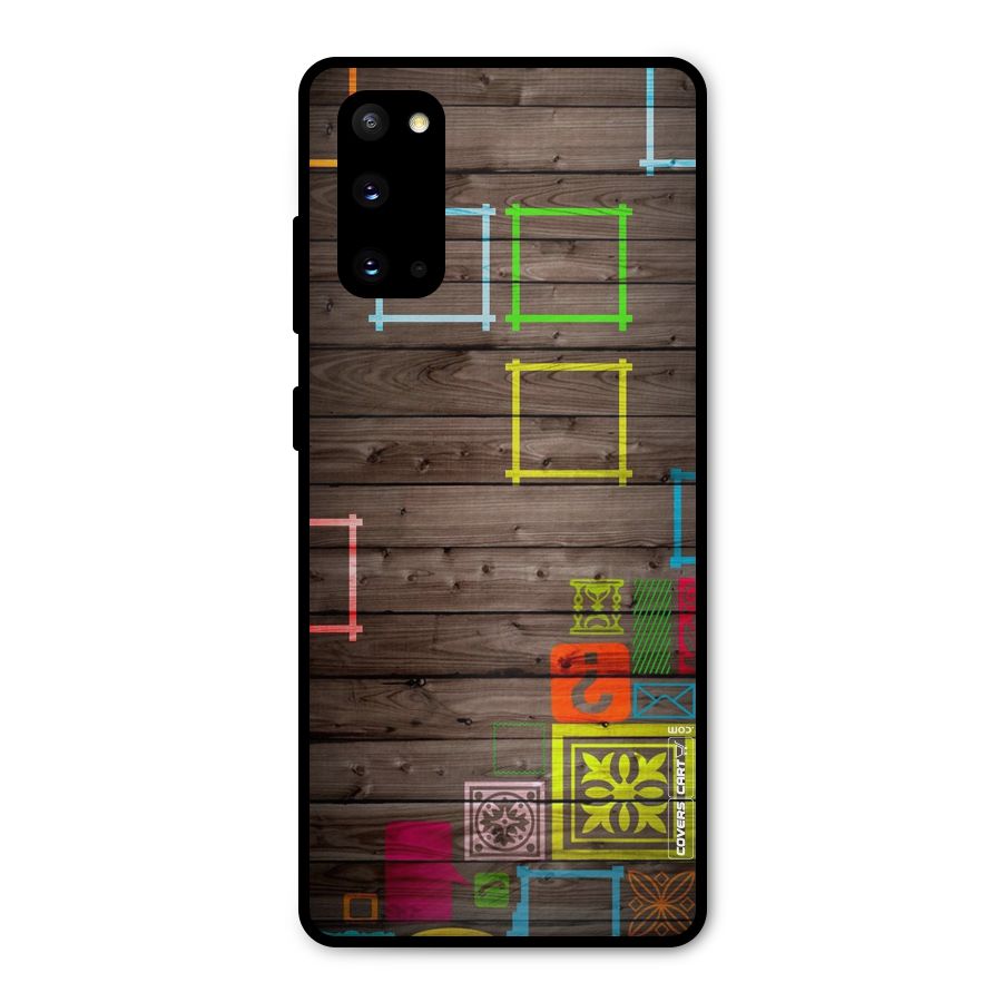 Multicolor Frame Design Metal Back Case for Galaxy S20