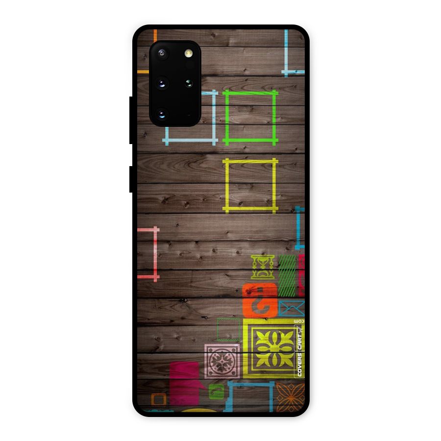 Multicolor Frame Design Metal Back Case for Galaxy S20 Plus