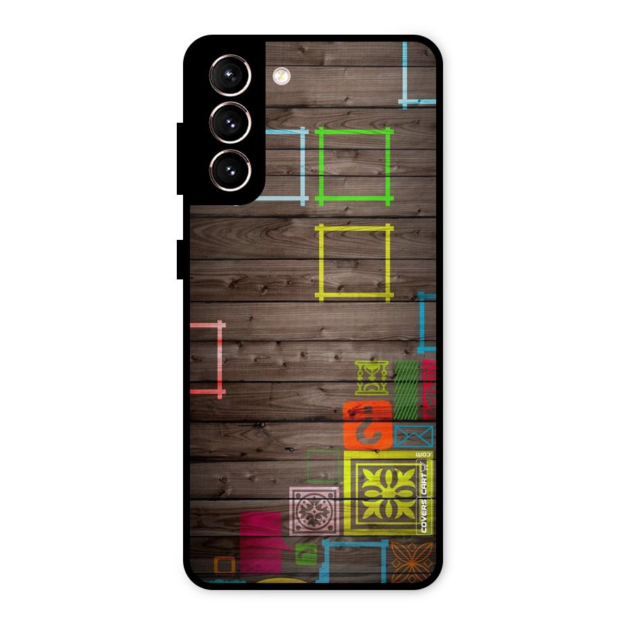 Multicolor Frame Design Metal Back Case for Galaxy S21 5G
