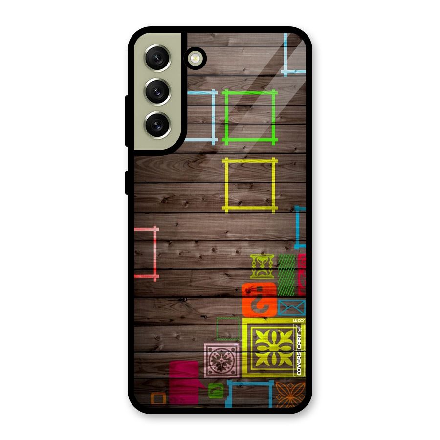 Multicolor Frame Design Metal Back Case for Galaxy S21 FE 5G (2023)
