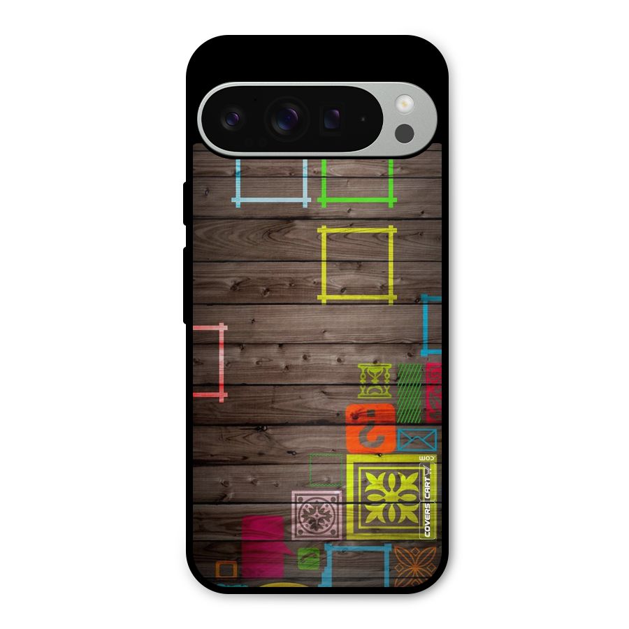 Multicolor Frame Design Metal Back Case for Google Pixel 9 Pro XL