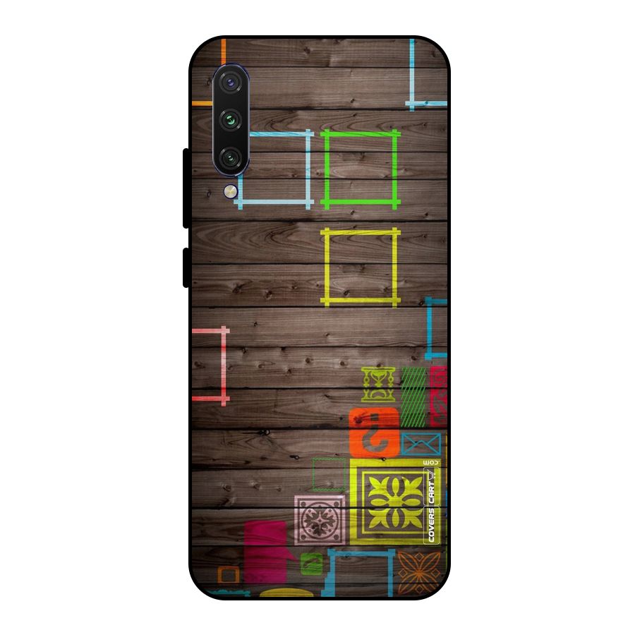 Multicolor Frame Design Metal Back Case for Mi A3