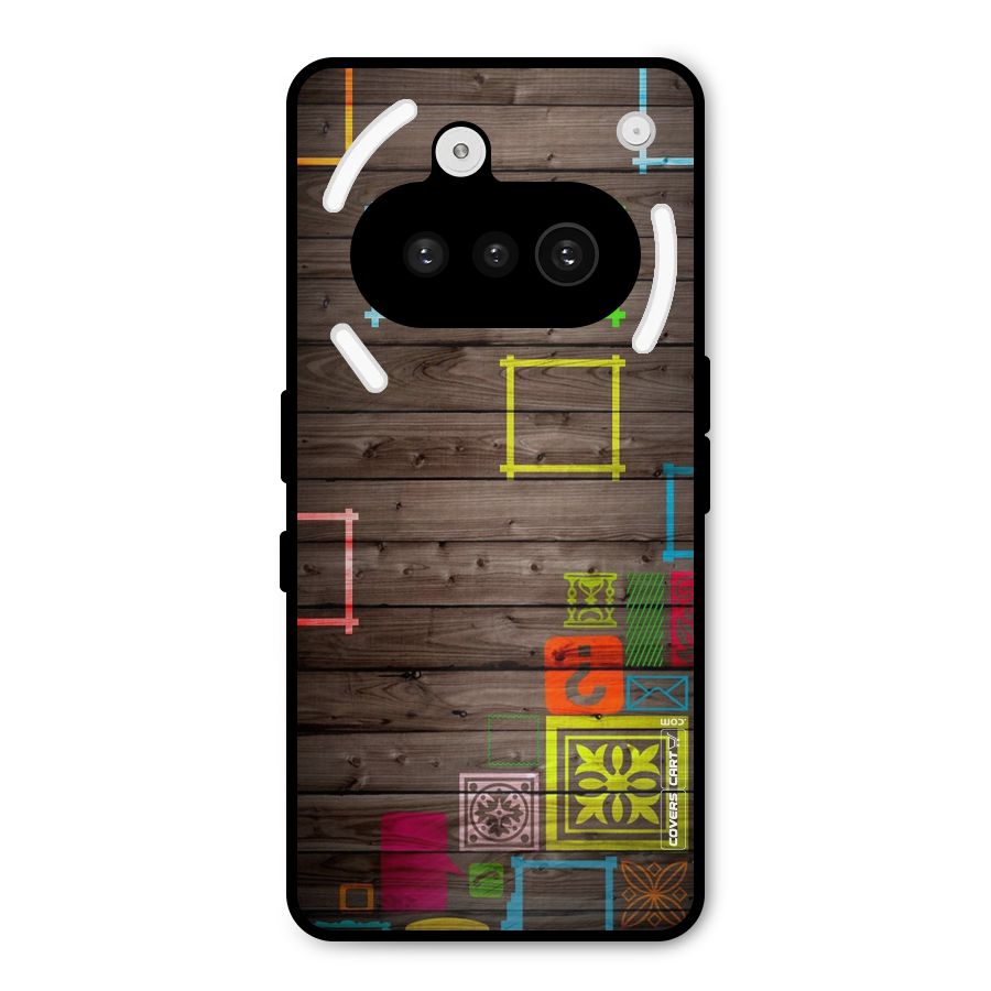 Multicolor Frame Design Metal Back Case for Nothing Phone 3a