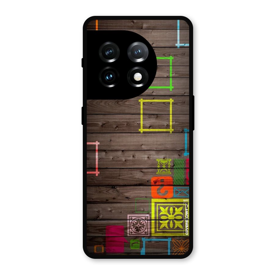 Multicolor Frame Design Metal Back Case for OnePlus 11