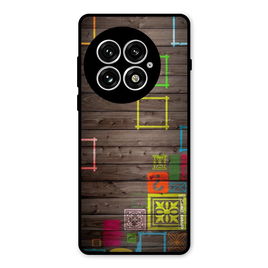 Multicolor Frame Design Metal Back Case for OnePlus 13
