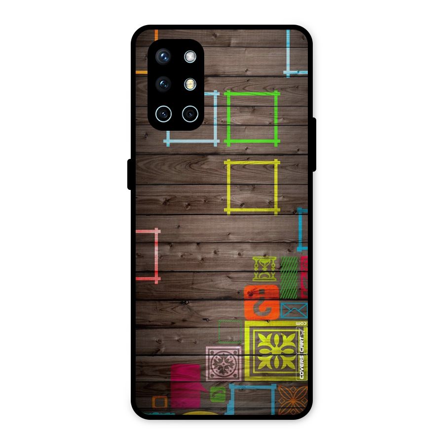 Multicolor Frame Design Metal Back Case for OnePlus 9R
