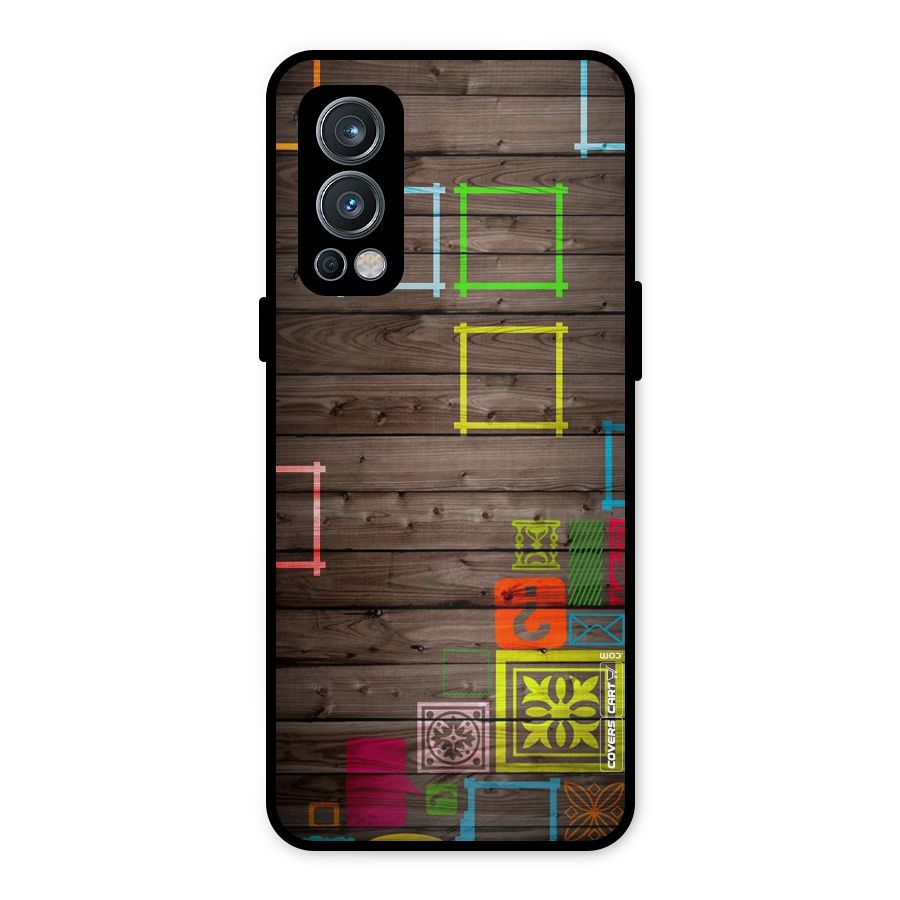 Multicolor Frame Design Metal Back Case for OnePlus Nord 2 5G