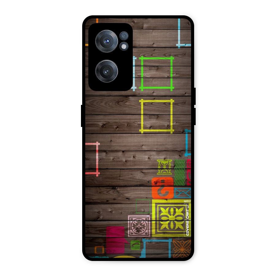 Multicolor Frame Design Metal Back Case for OnePlus Nord CE 2 5G