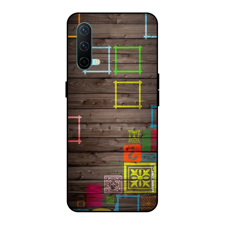 Multicolor Frame Design Metal Back Case for OnePlus Nord CE 5G