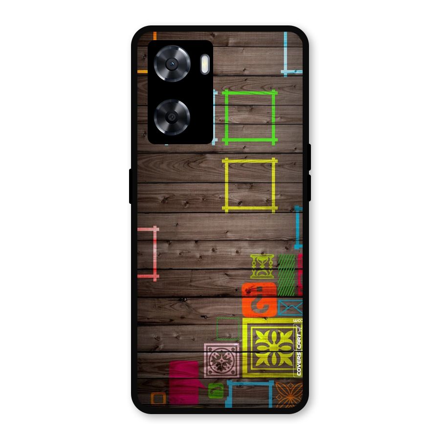 Multicolor Frame Design Metal Back Case for OnePlus Nord N20 SE