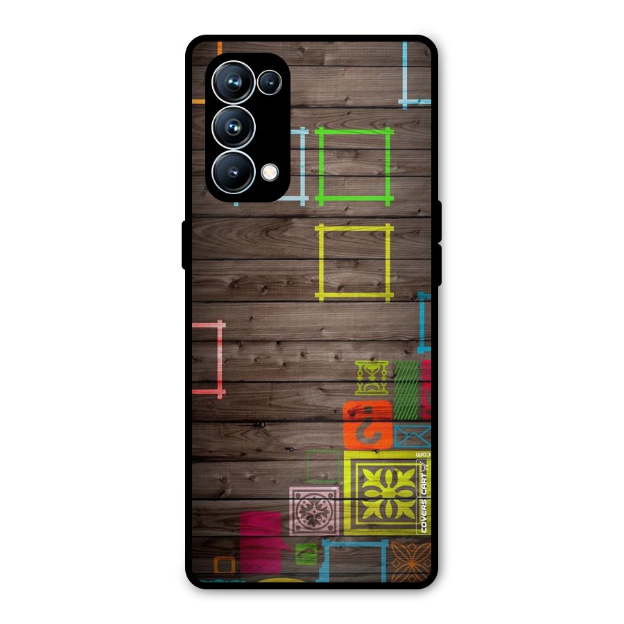 Multicolor Frame Design Metal Back Case for Oppo Reno5 Pro 5G