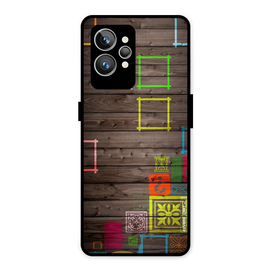 Multicolor Frame Design Metal Back Case for Realme GT2 Pro