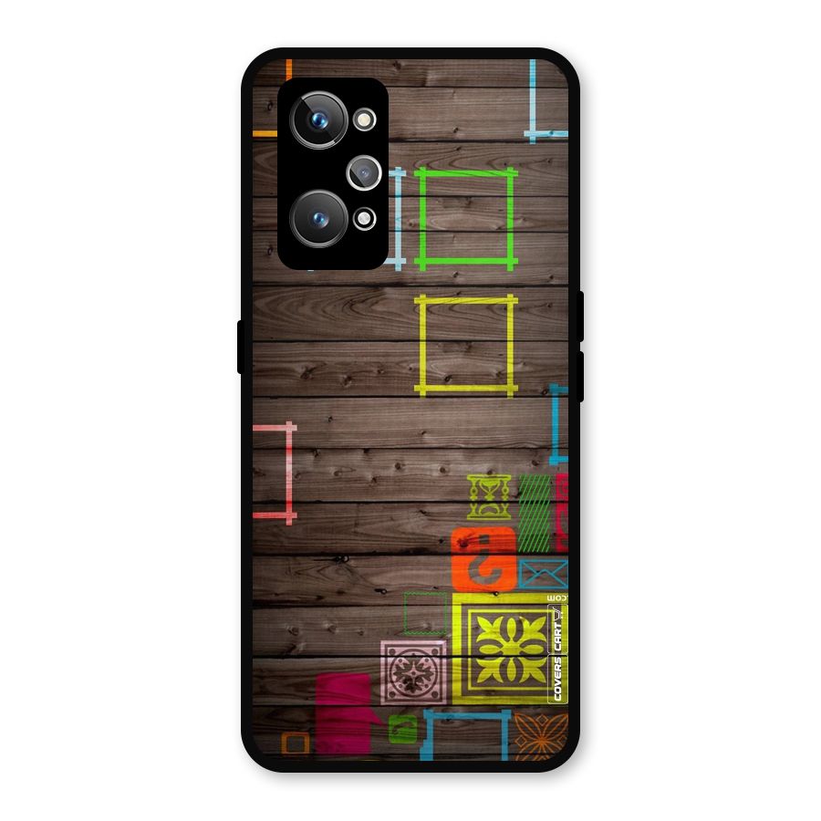 Multicolor Frame Design Metal Back Case for Realme GT 2