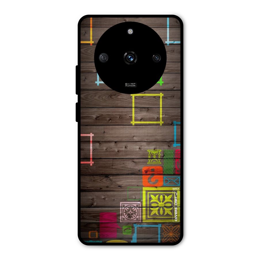 Multicolor Frame Design Metal Back Case for Realme Narzo 60 5G