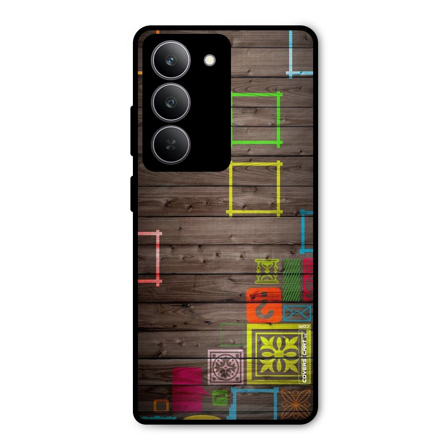 Multicolor Frame Design Metal Back Case for Realme P3x