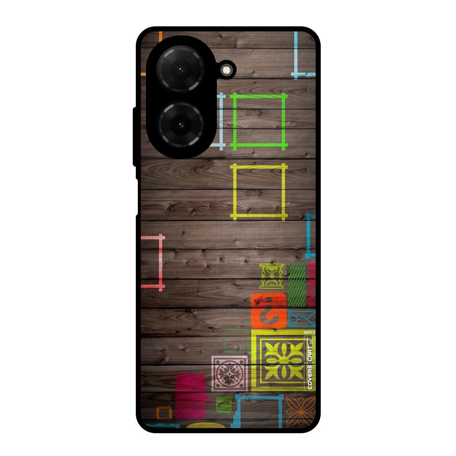 Multicolor Frame Design Metal Back Case for Redmi A5 4G