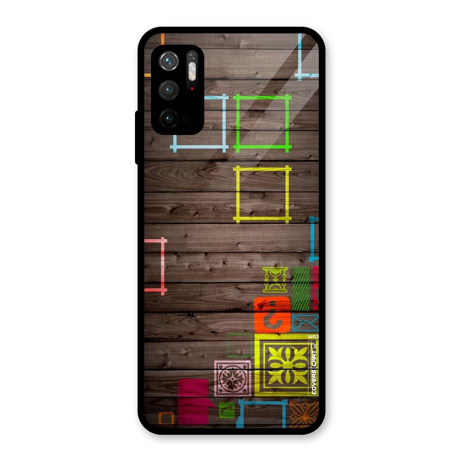 Multicolor Frame Design Metal Back Case for Redmi Note 10T 5G