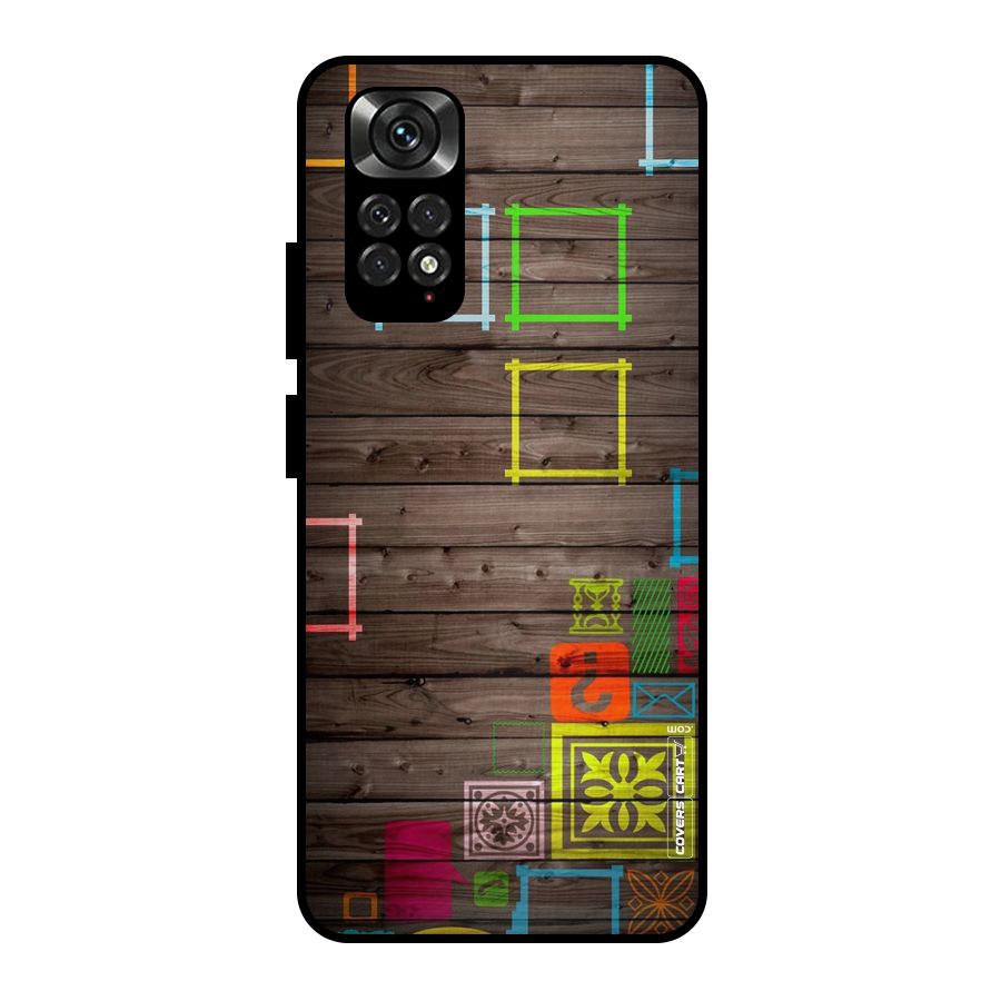 Multicolor Frame Design Metal Back Case for Redmi Note 11 Pro Plus 5G