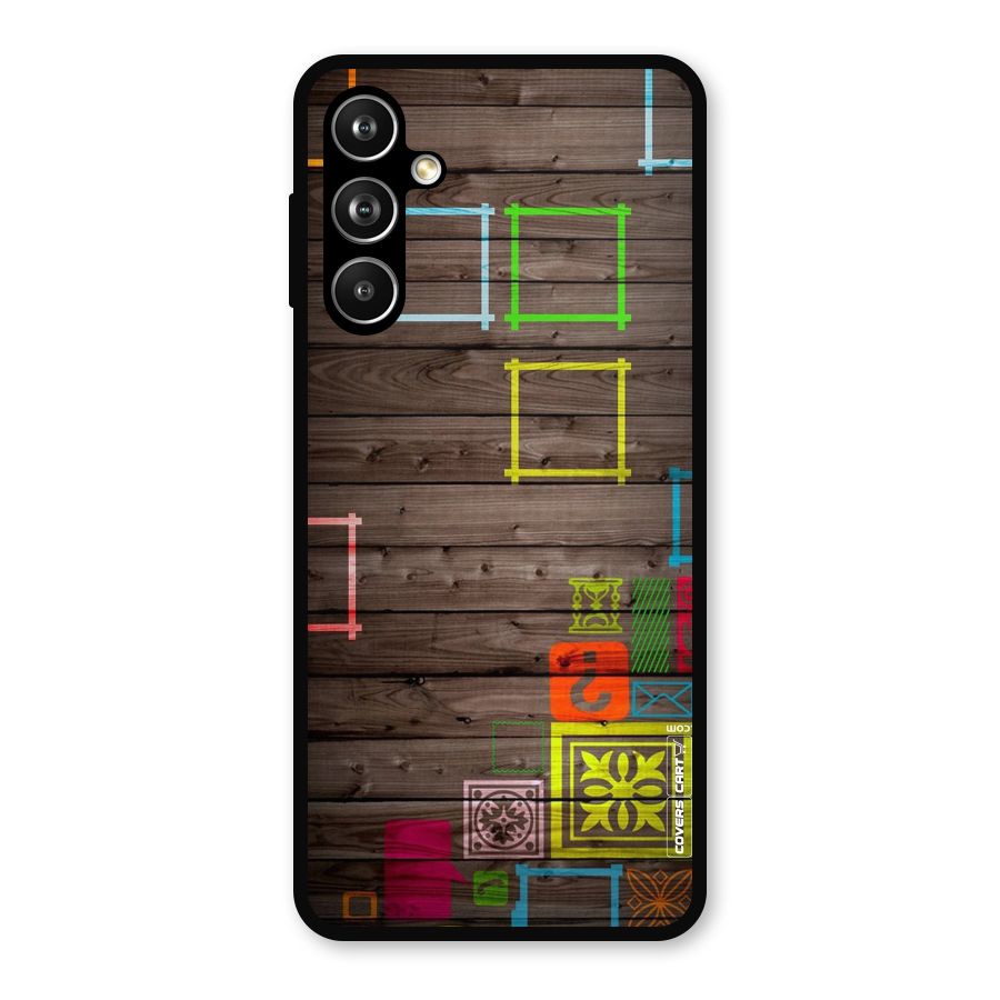 Multicolor Frame Design Metal Back Case for Samsung Galaxy M54