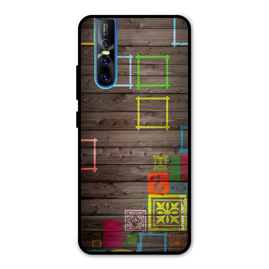 Multicolor Frame Design Metal Back Case for Vivo V15 Pro