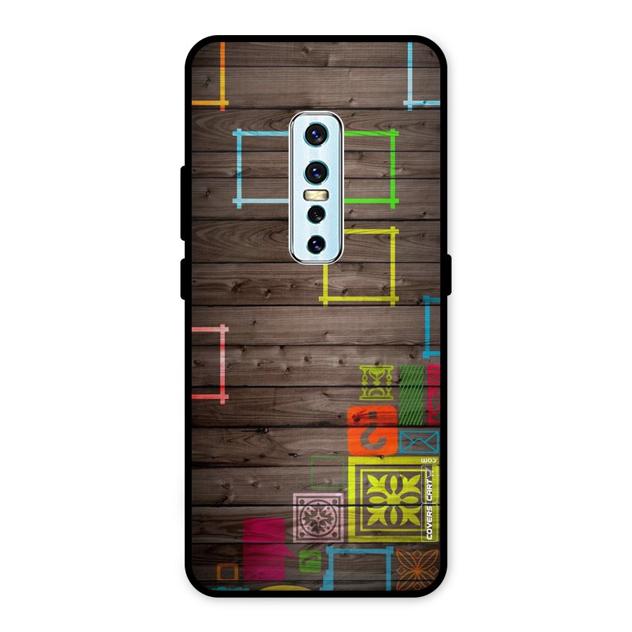 Multicolor Frame Design Metal Back Case for Vivo V17 Pro