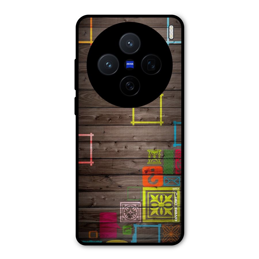 Multicolor Frame Design Metal Back Case for Vivo X200
