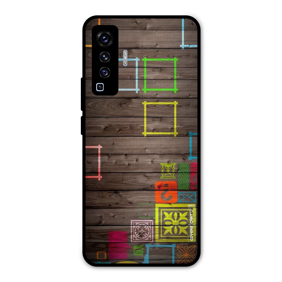 Multicolor Frame Design Metal Back Case for Vivo X50