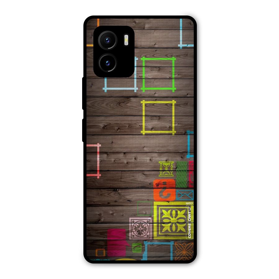 Multicolor Frame Design Metal Back Case for Vivo Y15s