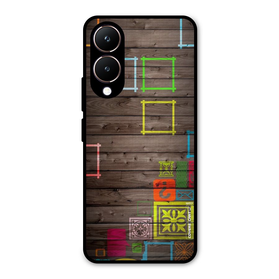 Multicolor Frame Design Metal Back Case for Vivo Y28