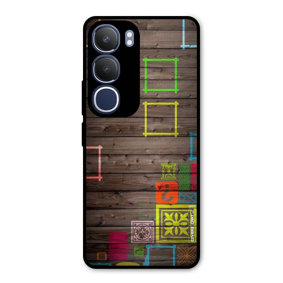 Multicolor Frame Design Metal Back Case for Vivo Y29