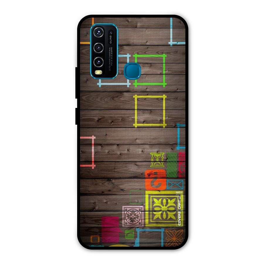 Multicolor Frame Design Metal Back Case for Vivo Y50