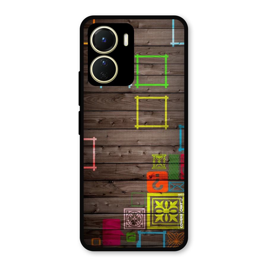 Multicolor Frame Design Metal Back Case for Vivo Y56