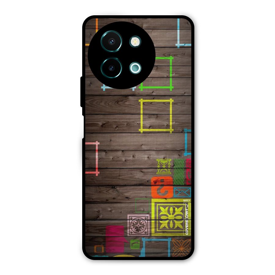 Multicolor Frame Design Metal Back Case for Vivo Y58