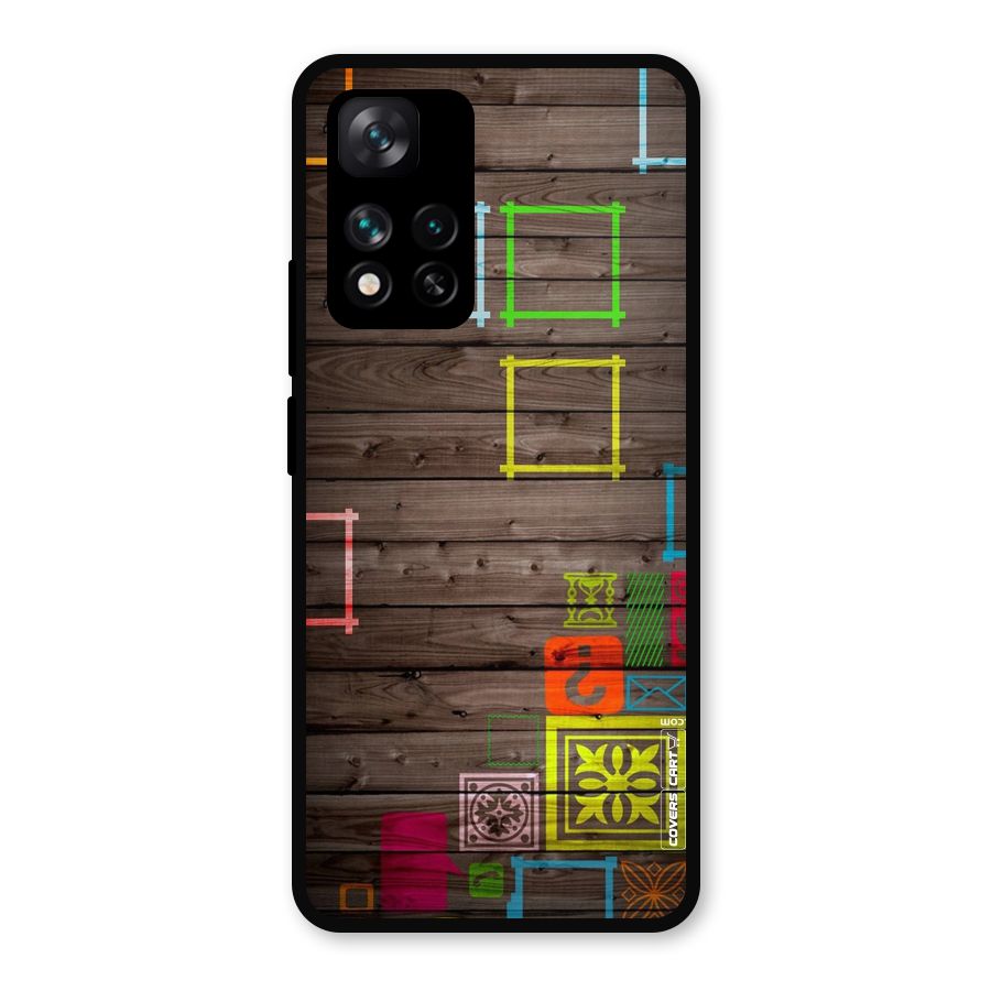 Multicolor Frame Design Metal Back Case for Xiaomi 11i 5G