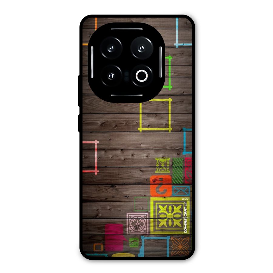 Multicolor Frame Design Metal Back Case for iQOO 13