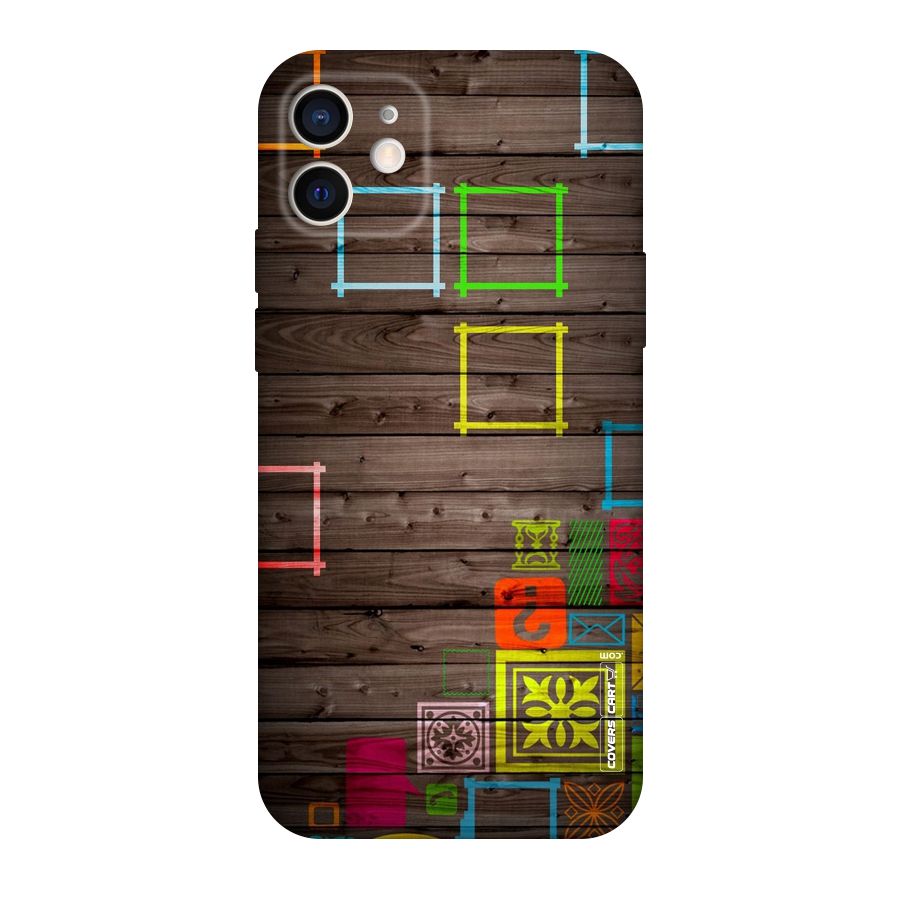 Multicolor Frame Design Original Polycarbonate Back Case for iPhone 12
