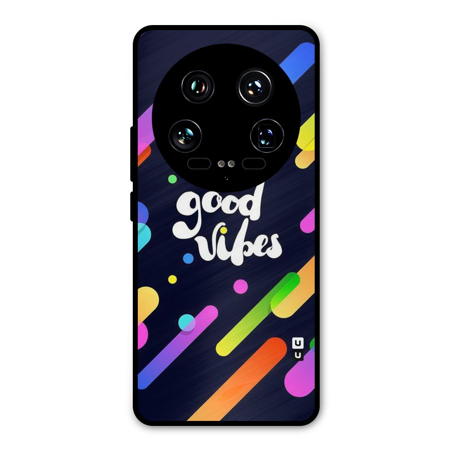 Multicolor Good Vibing Metal Back Case for Xiaomi 14 Ultra