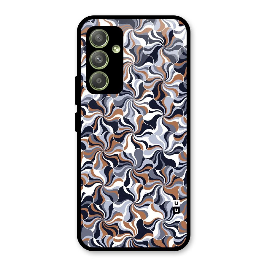 Multicolor Swirls Glass Back Case for Galaxy A54