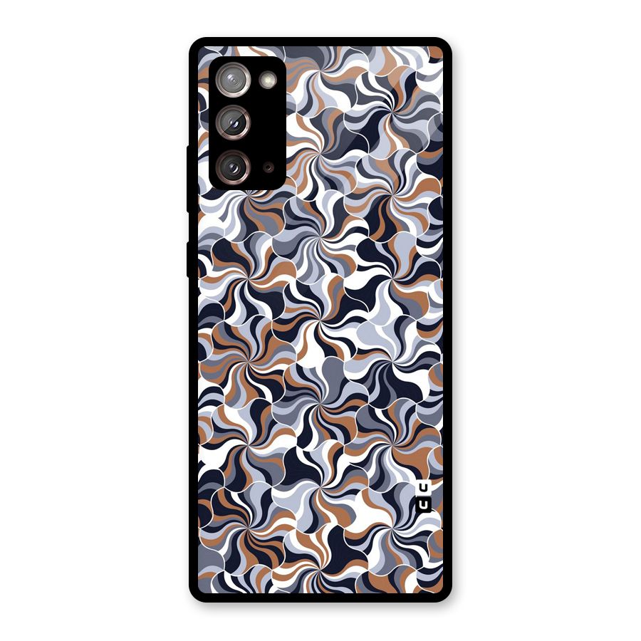 Multicolor Swirls Glass Back Case for Galaxy Note 20