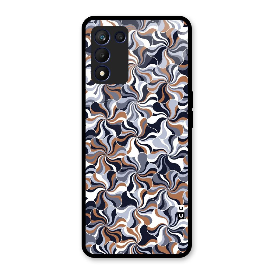 Multicolor Swirls Glass Back Case for Realme 9 5G Speed