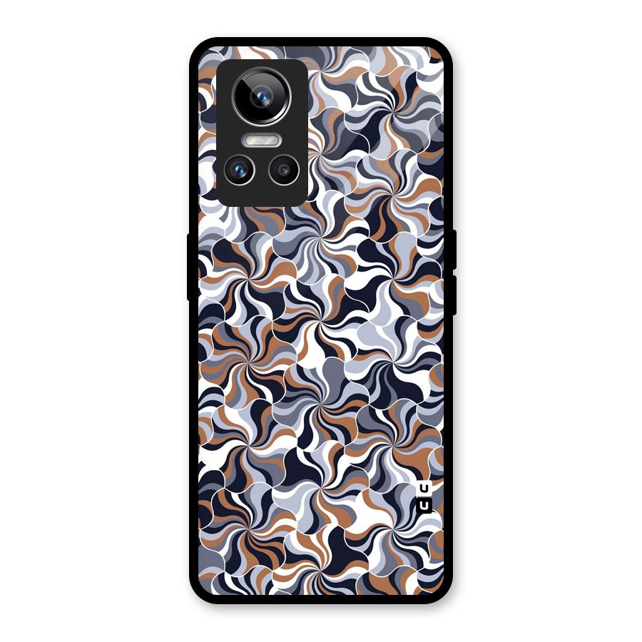 Multicolor Swirls Glass Back Case for Realme GT Neo 3
