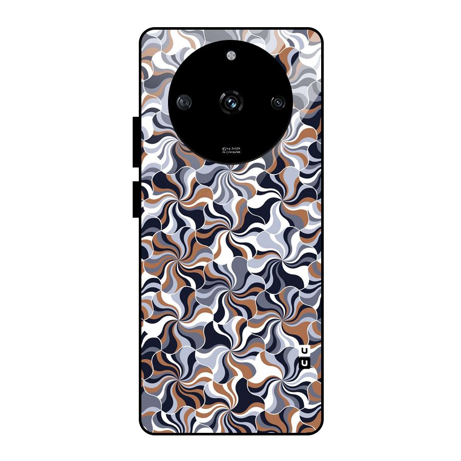 Multicolor Swirls Glass Back Case for Realme Narzo 60 5G