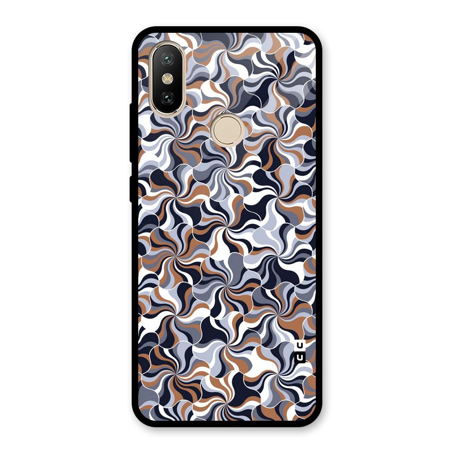 Multicolor Swirls Glass Back Case for Redmi A2
