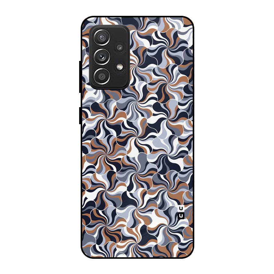 Multicolor Swirls Metal Back Case for Galaxy A52s 5G