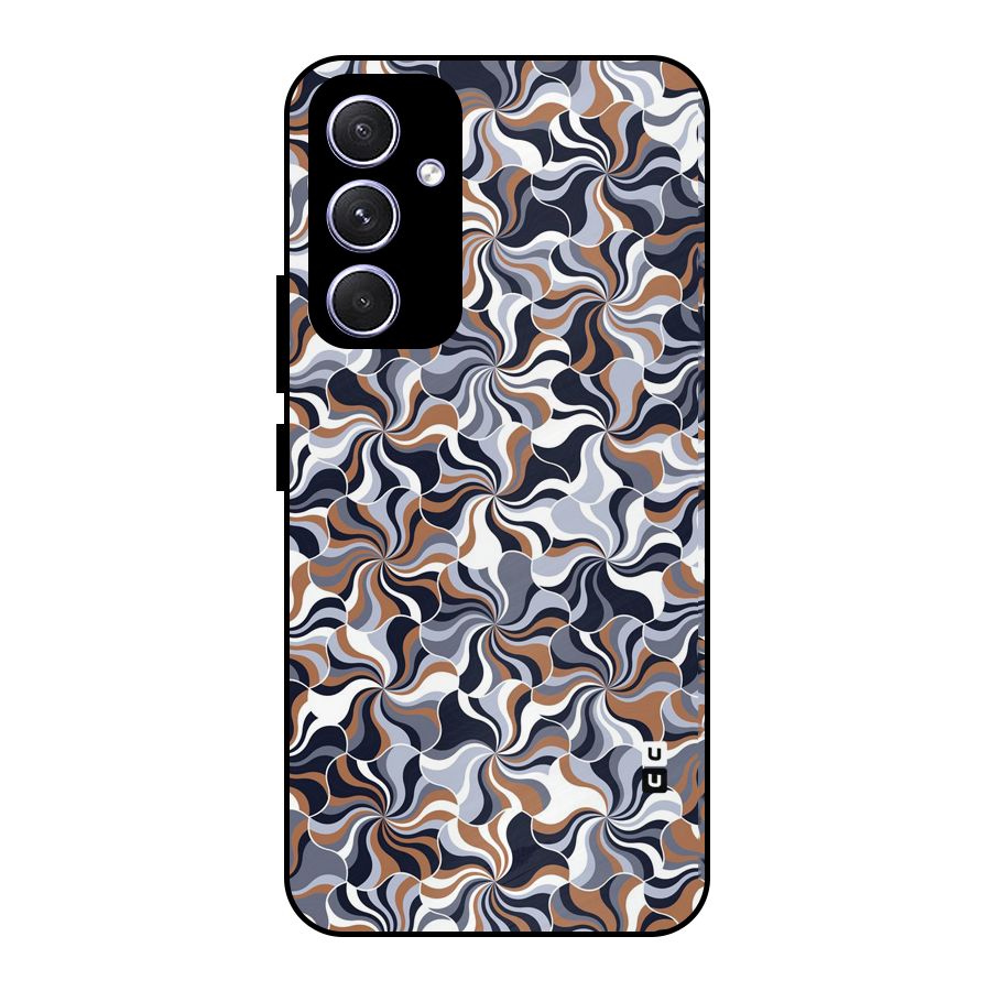 Multicolor Swirls Metal Back Case for Galaxy A54